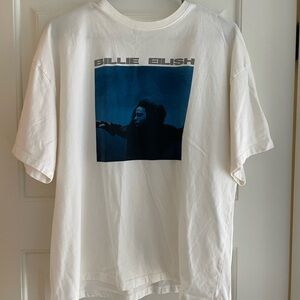 Billie Eilish White Graphic T-Shirt
